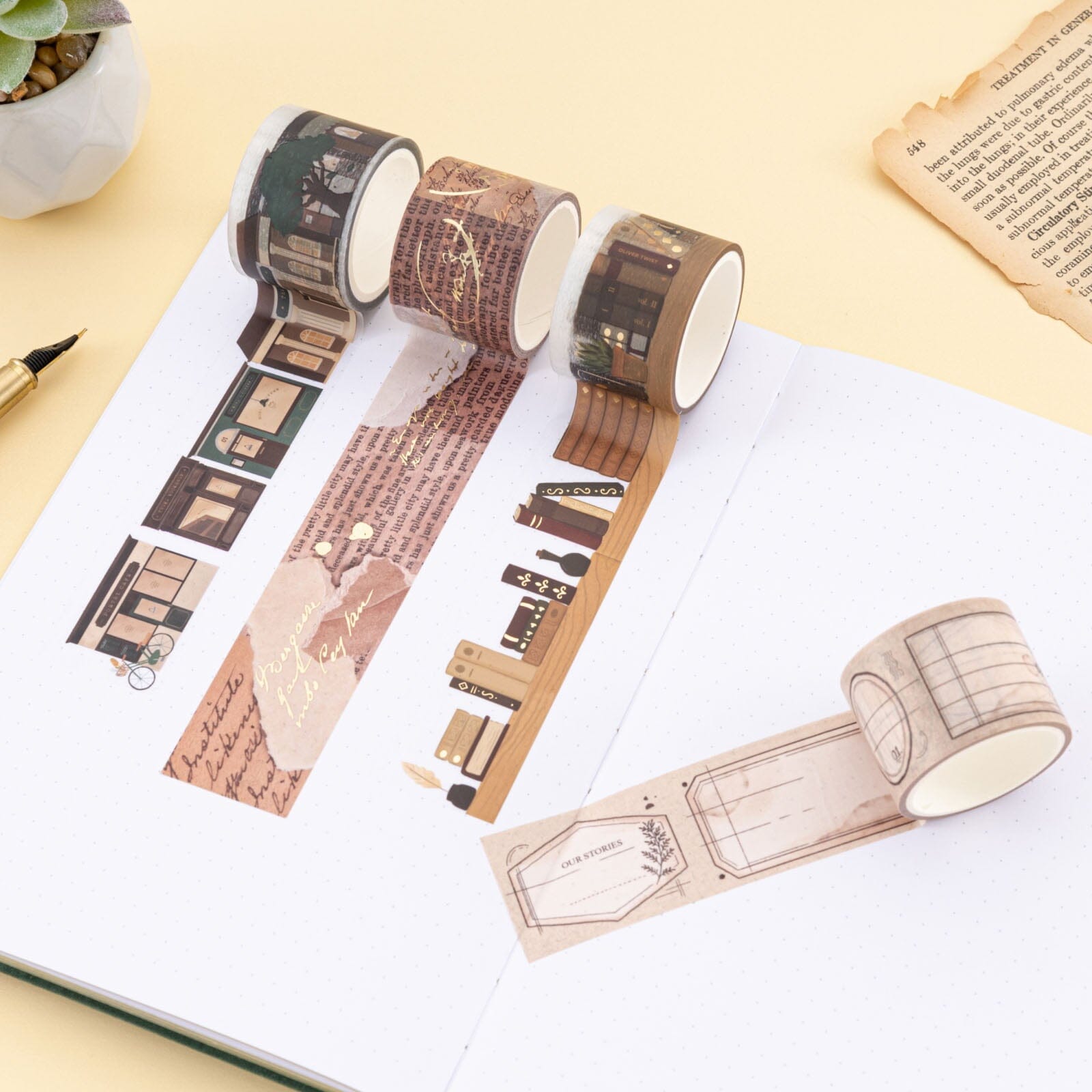 Tsuki ‘Our Stories’ Washi Tape Set ☾