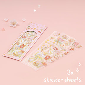 Tsuki ‘Sakura Friends’ 3D Holographic Sticker Set ☾