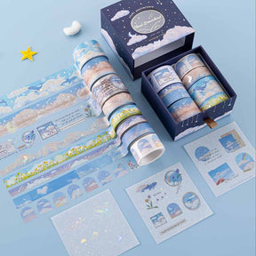 Tsuki ‘Cloud Dreamland’ Holographic Washi Tape Set ☾
