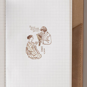 Hinoki - ‘Into the Tea Room’ Print-On Sticker Set