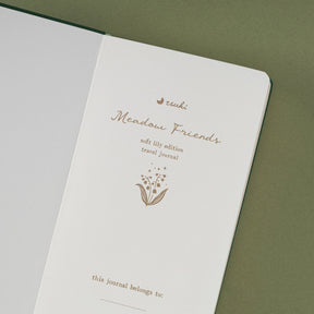 Tsuki ‘Soft Lily’ Limited Edition Luxury Travel Notebook ☾