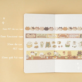 Tsuki ‘Neko Cafe’ Travel Notebook Gift Set ☾