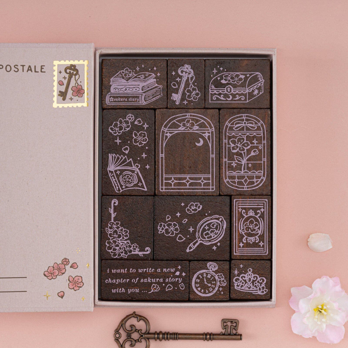 Tsuki ‘Sakura Story’ Bullet Journal Stamp Set ☾