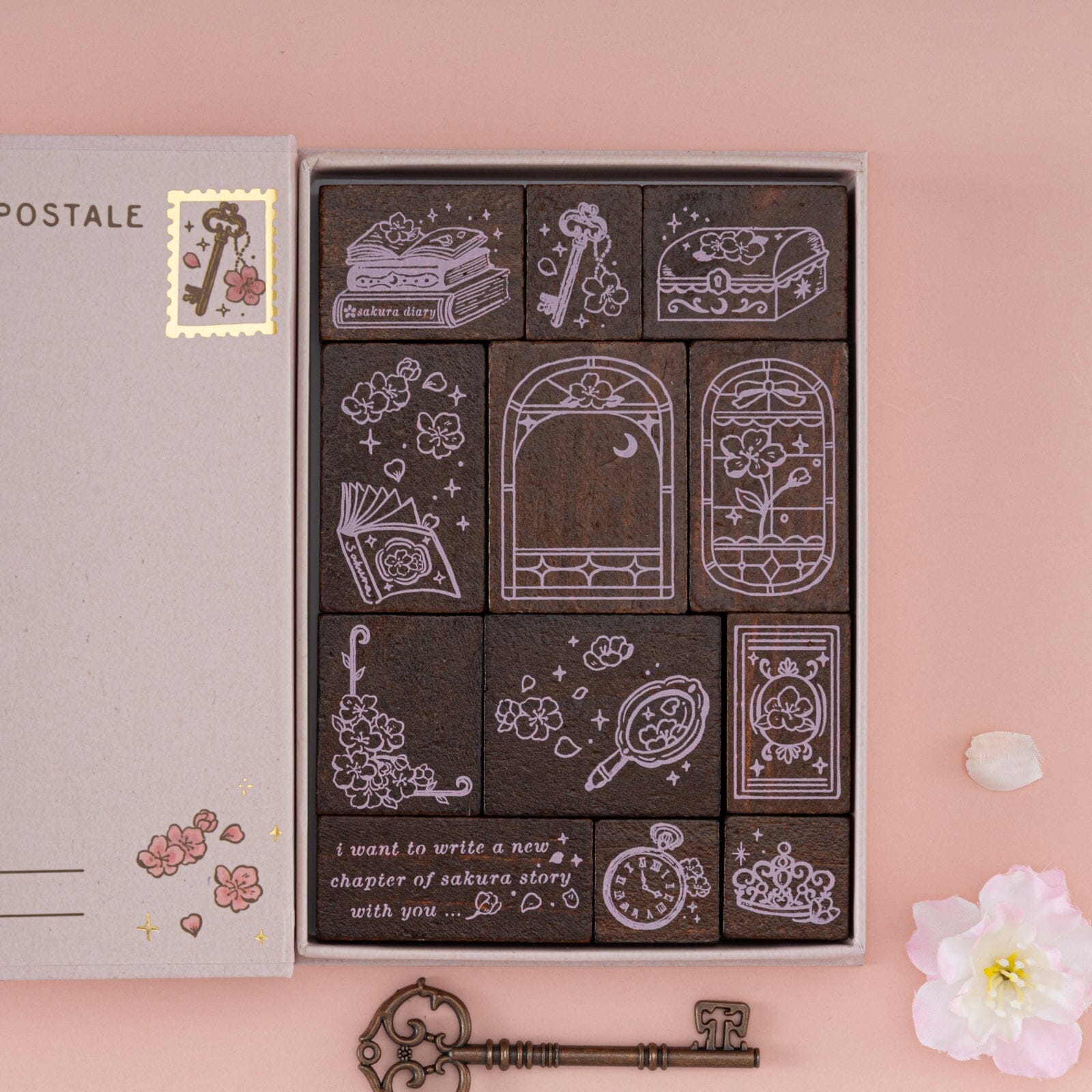 Tsuki ‘Sakura Story’ Bullet Journal Stamp Set ☾