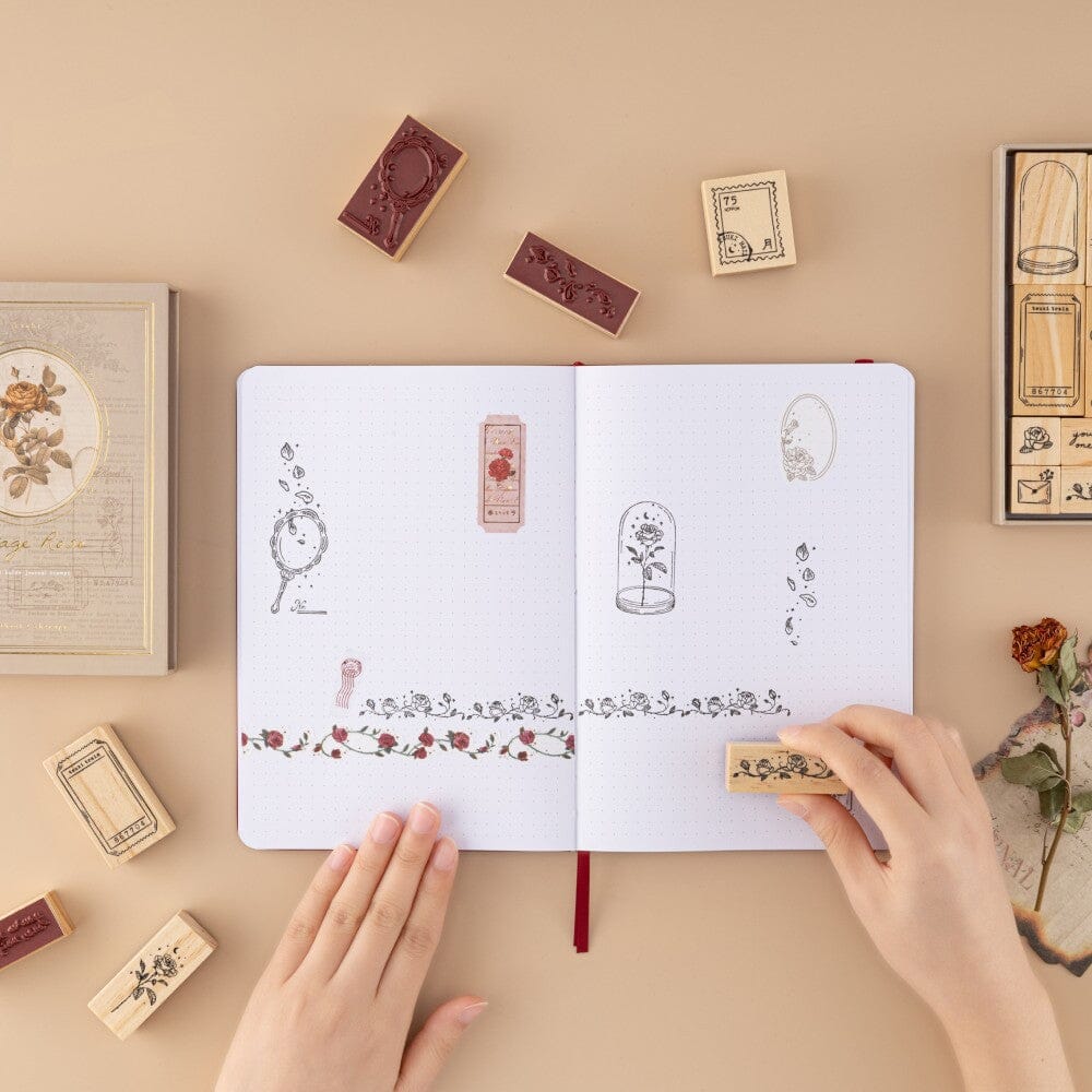 Tsuki ‘Vintage Rose’ #2 Large Stamp Set ☾