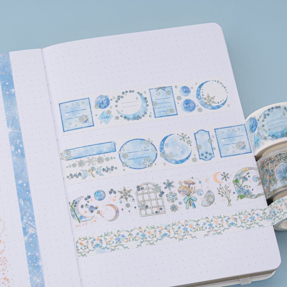 Tsuki ‘Winter Moonflower’ Washi Tape Set ☾