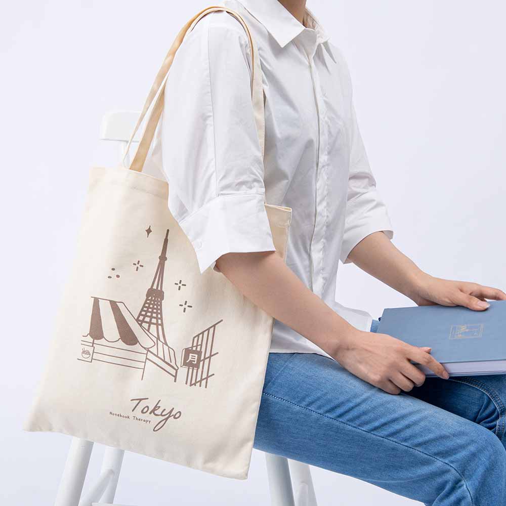 Tsuki ‘Sights of Japan’ Tokyo + Kyoto Tote Bags ☾