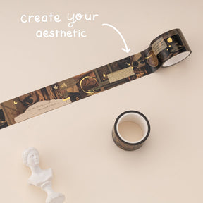 Tsuki ‘Dark Academia’ Washi Tape Set ☾