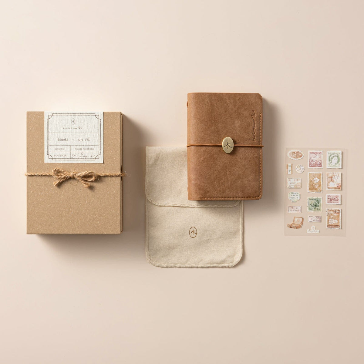 Hinoki - No.02 Passport Size Travel Notebook
