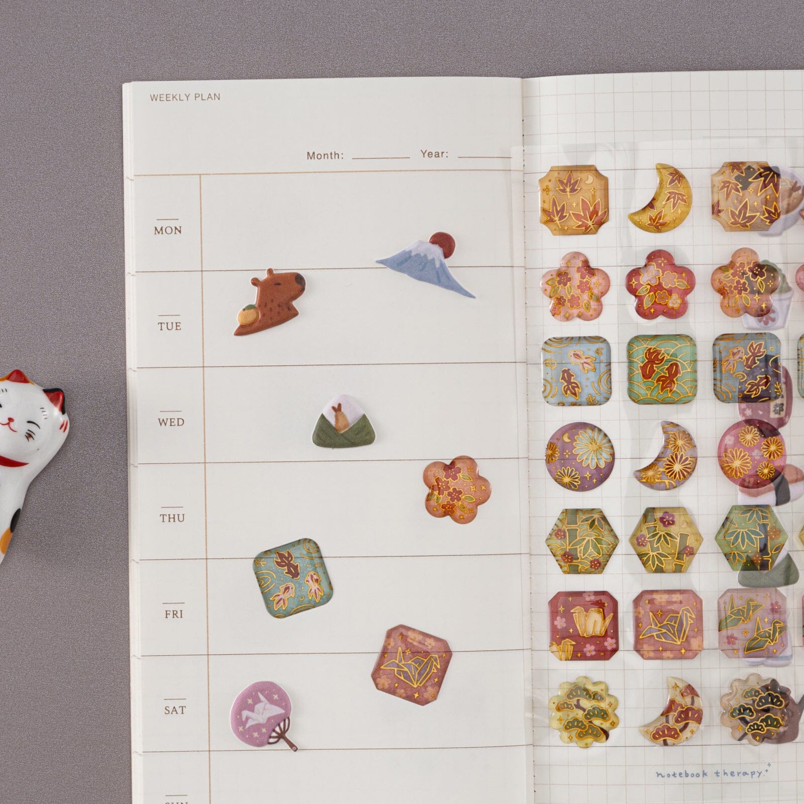 Tsuki ‘Journey in Japan’ 3D Sticker Set ☾