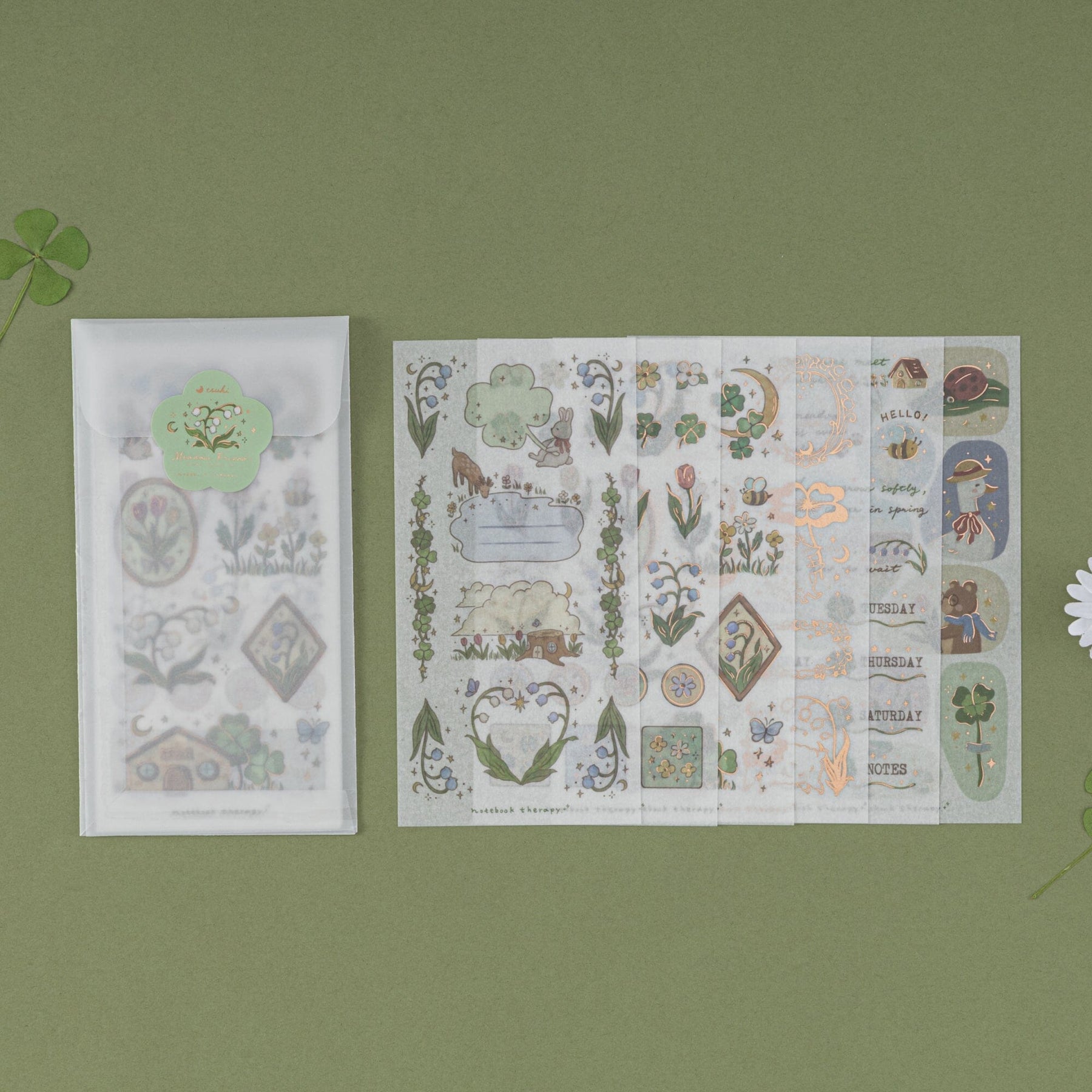 Tsuki ‘Meadow Friends’ Sticker Set ☾