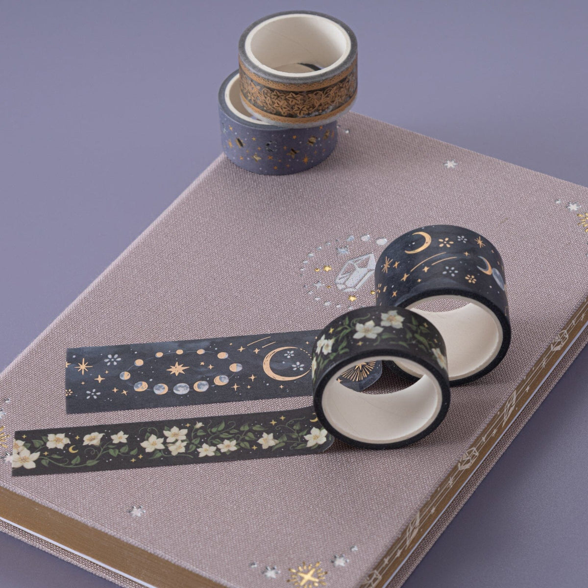 Tsuki ‘Moonflower Magic’ Washi Tape Set ☾