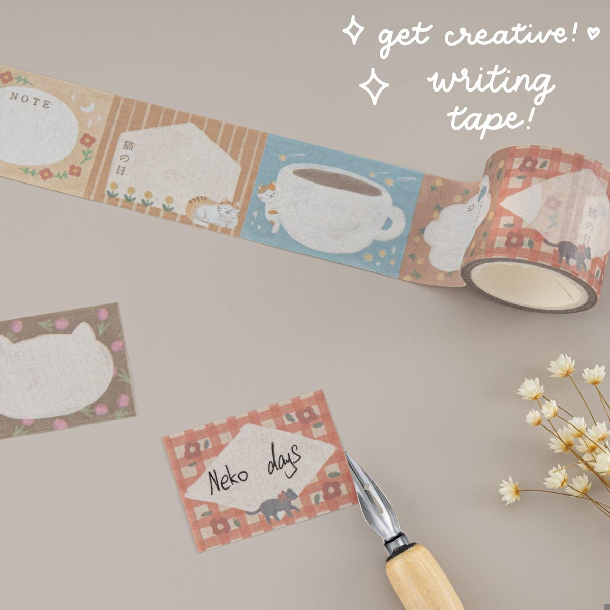 Tsuki ‘Neko Days’ Travel Notebook Gift Set ☾
