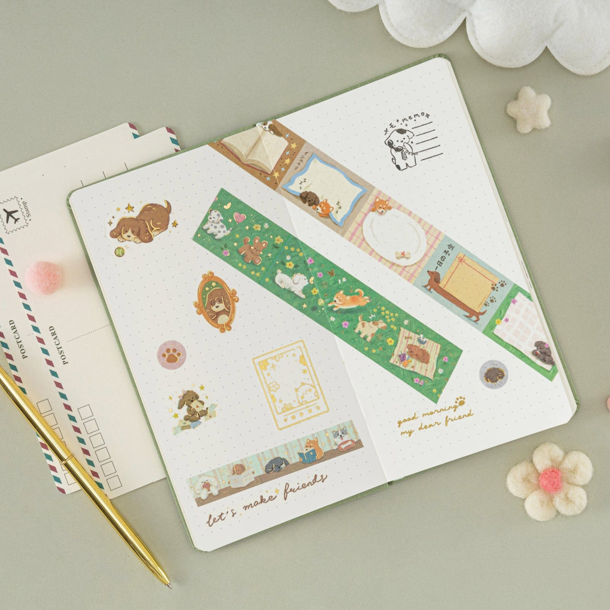 Tsuki ‘Puppy Life’ Sticker Set ☾