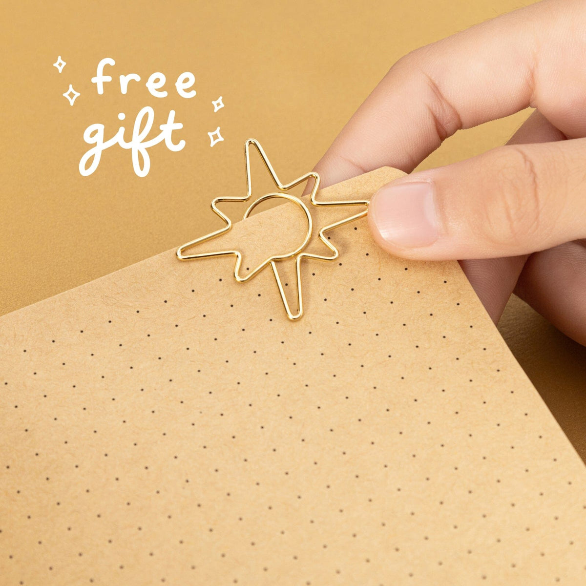 Tsuki ‘Sunbeam Magic’ Kraft Travel Notebook ☾