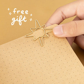 Tsuki ‘Sunbeam Magic’ Kraft Travel Notebook ☾