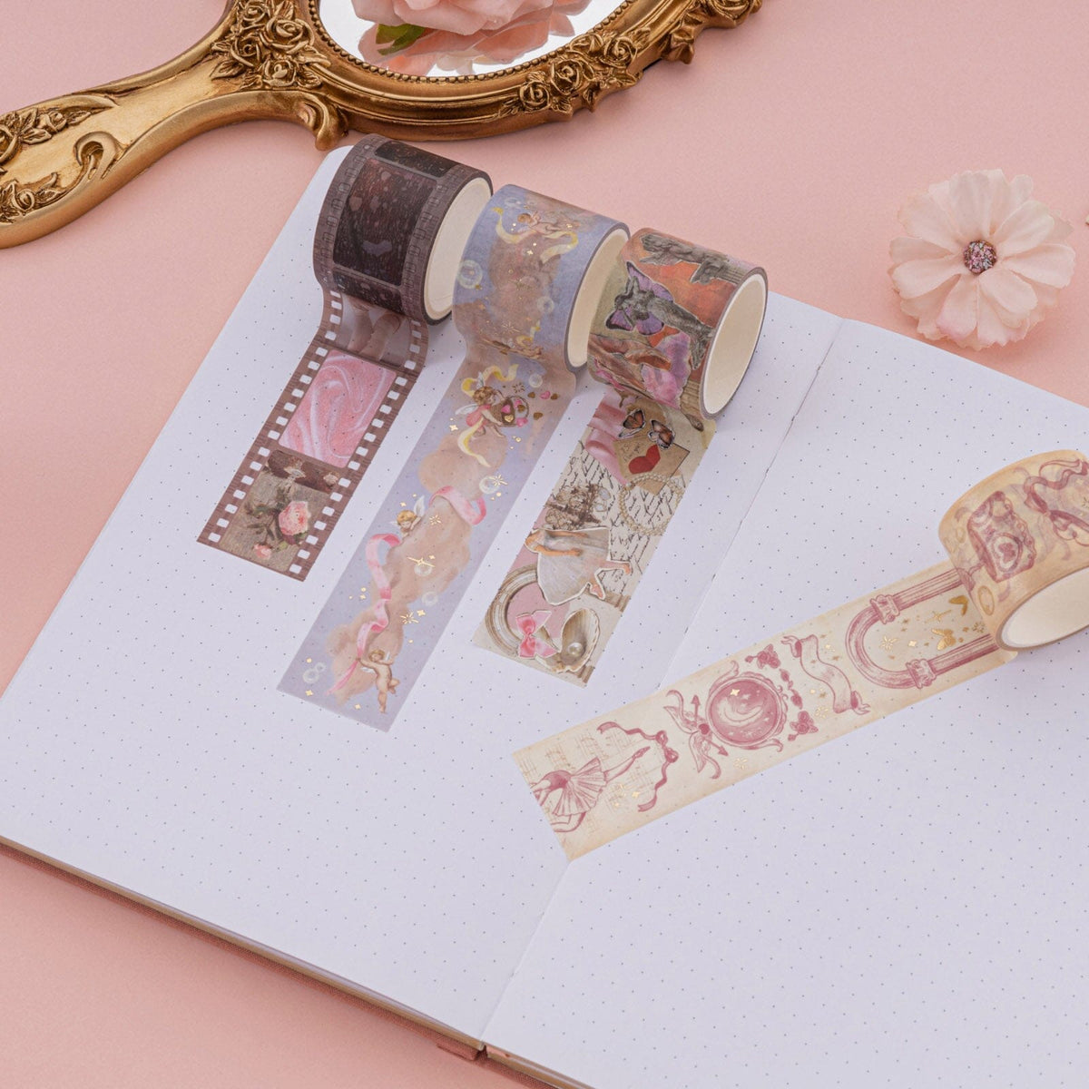 Tsuki ‘Sweet Ballet’ Washi Tape Set ☾