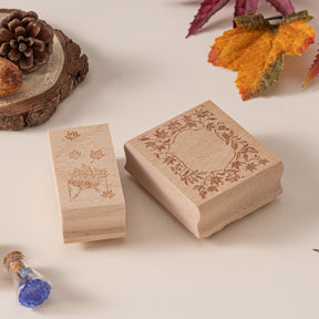 Hinoki - ‘Into the Enchantment’ Engraved Wooden Stamp Set