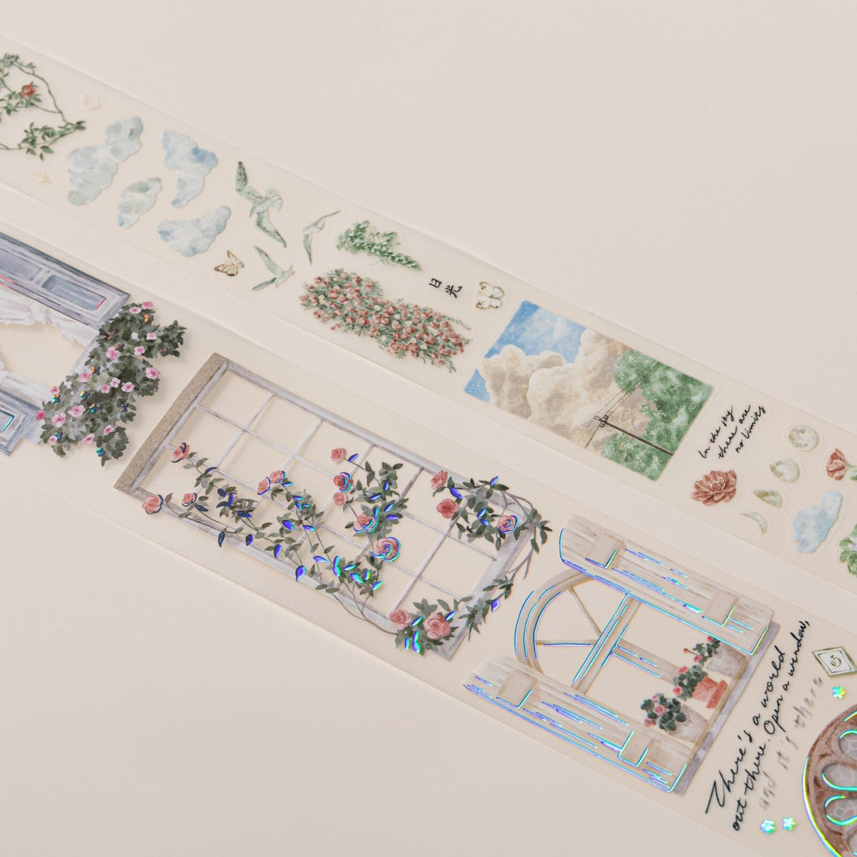 Hinoki - ‘Into the Sky’ PET Decorative Tape Set