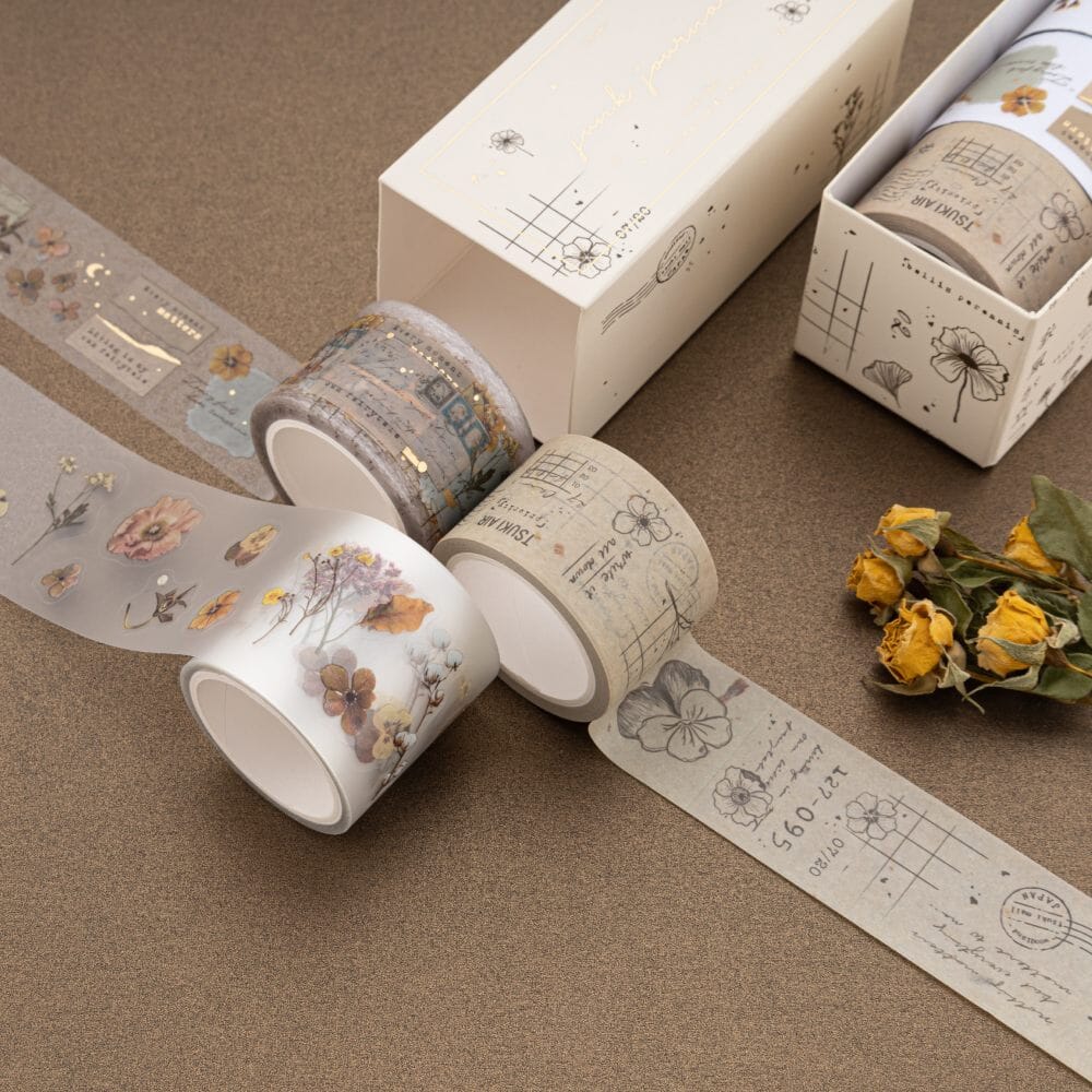 Tsuki ‘Junk Journal’ Washi Tape Set ☾