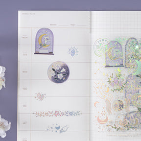 Tsuki ‘Moonflower Magic’ 3D Sticker Set ☾
