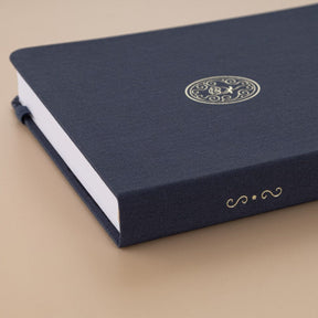 Tsuki ‘Vintage Rose’ Antique Blue Limited Edition Bullet Journal ☾