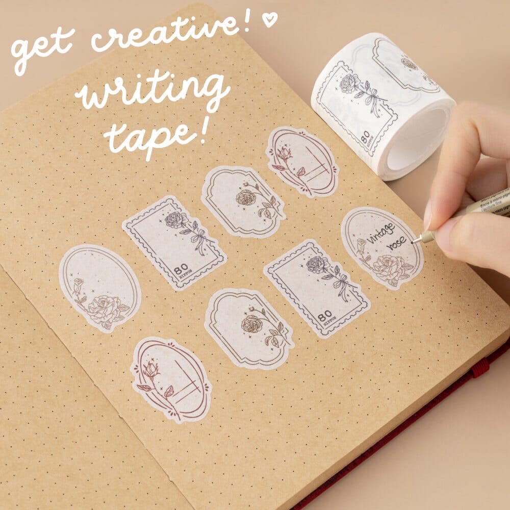 Tsuki ‘Vintage Rose’ #2 Washi Tape Set ☾