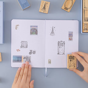 Tsuki ‘Journée à Paris’ Bullet Journal Stamp Set ☾