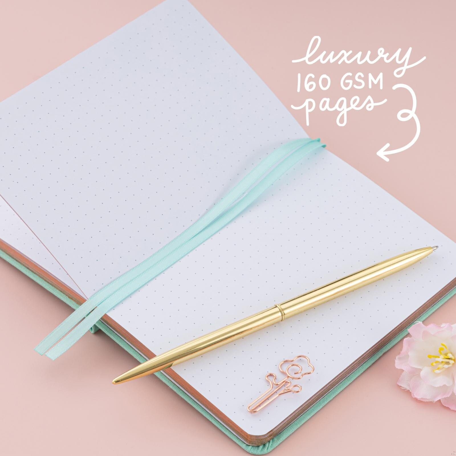 Tsuki ‘Sakura Mint’ A6 Travel Notebook ☾