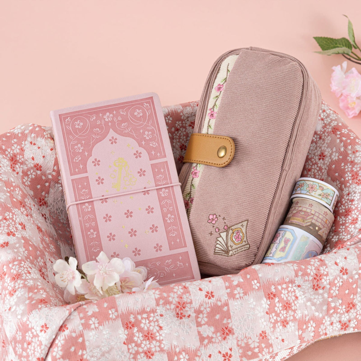 Tsuki ‘Sakura Story’ Pen Pouch ☾