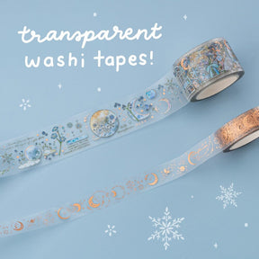 Tsuki ‘Winter Moonflower’ Washi Tape Set ☾