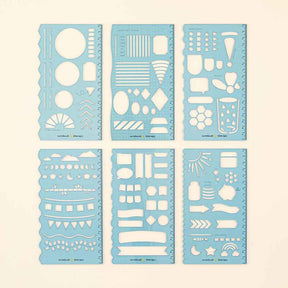 Tsuki Bullet Journal Stencil Set ☾