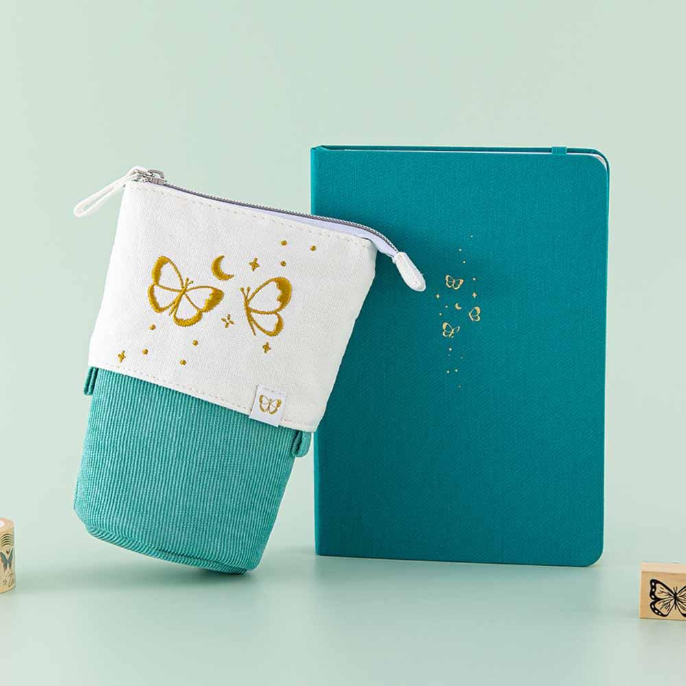 Tsuki ‘Flutter + Dream’ Pop-Up Pencil Case by Notebook Therapy x Pelinkan ☾