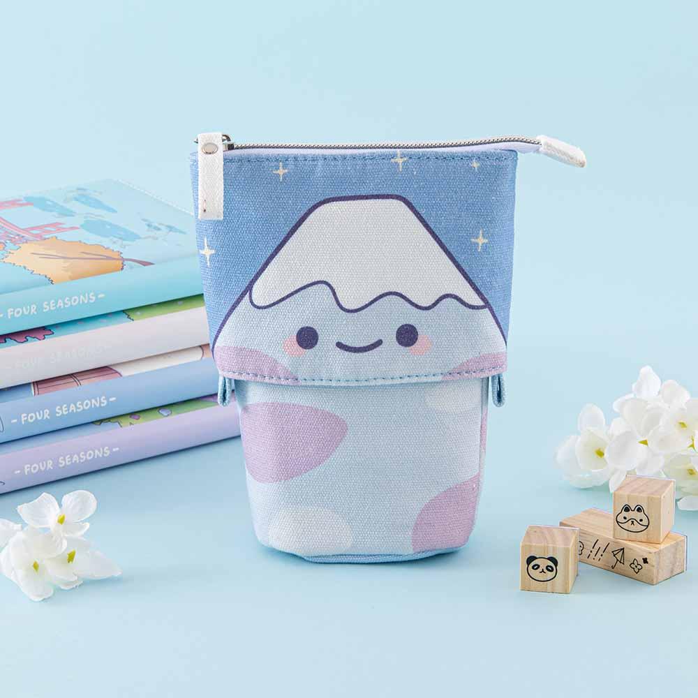 Tsuki ‘Four seasons’ Fuji Pop-Up Pencil Case ☾ @milkkoyo x NotebookTherapy