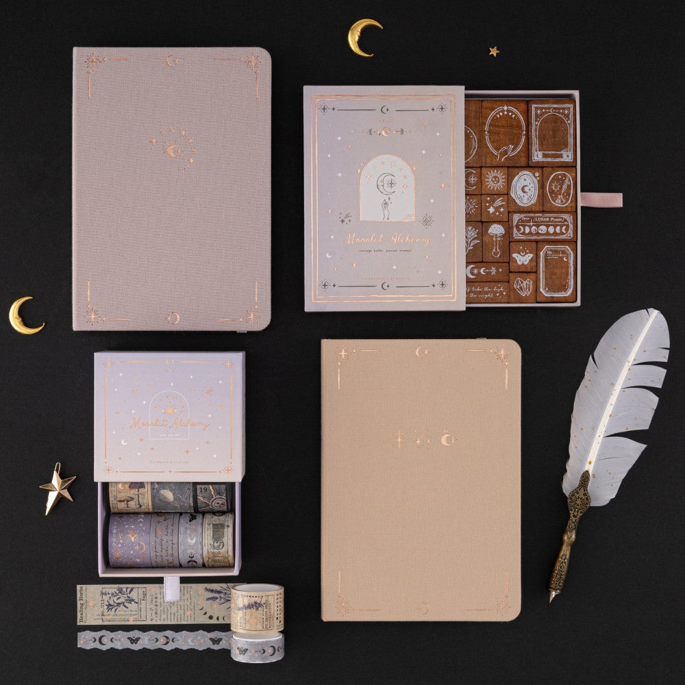 Tsuki ‘Moonlit Alchemy’ Bullet Journal Stamp Set ☾