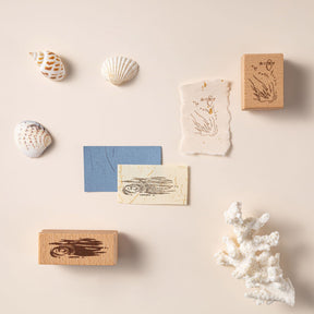 Hinoki - ‘Into the Wave’ Wooden Stamps Set