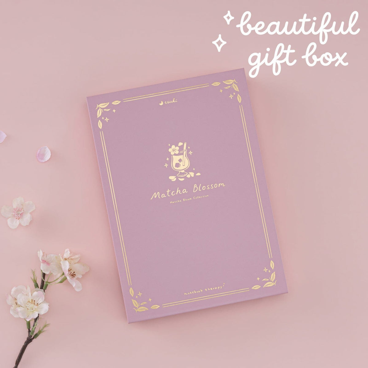 Tsuki ‘Matcha Blossom’ Limited Edition Luxury Bullet Journal ☾