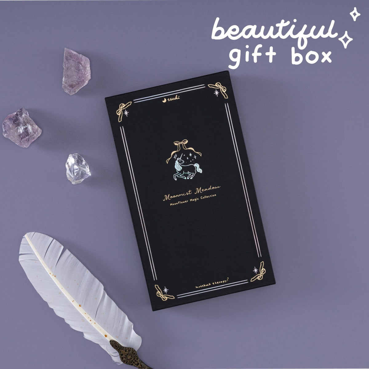 Tsuki ‘Moonmist Meadow’ Limited Edition Travel Notebook ☾