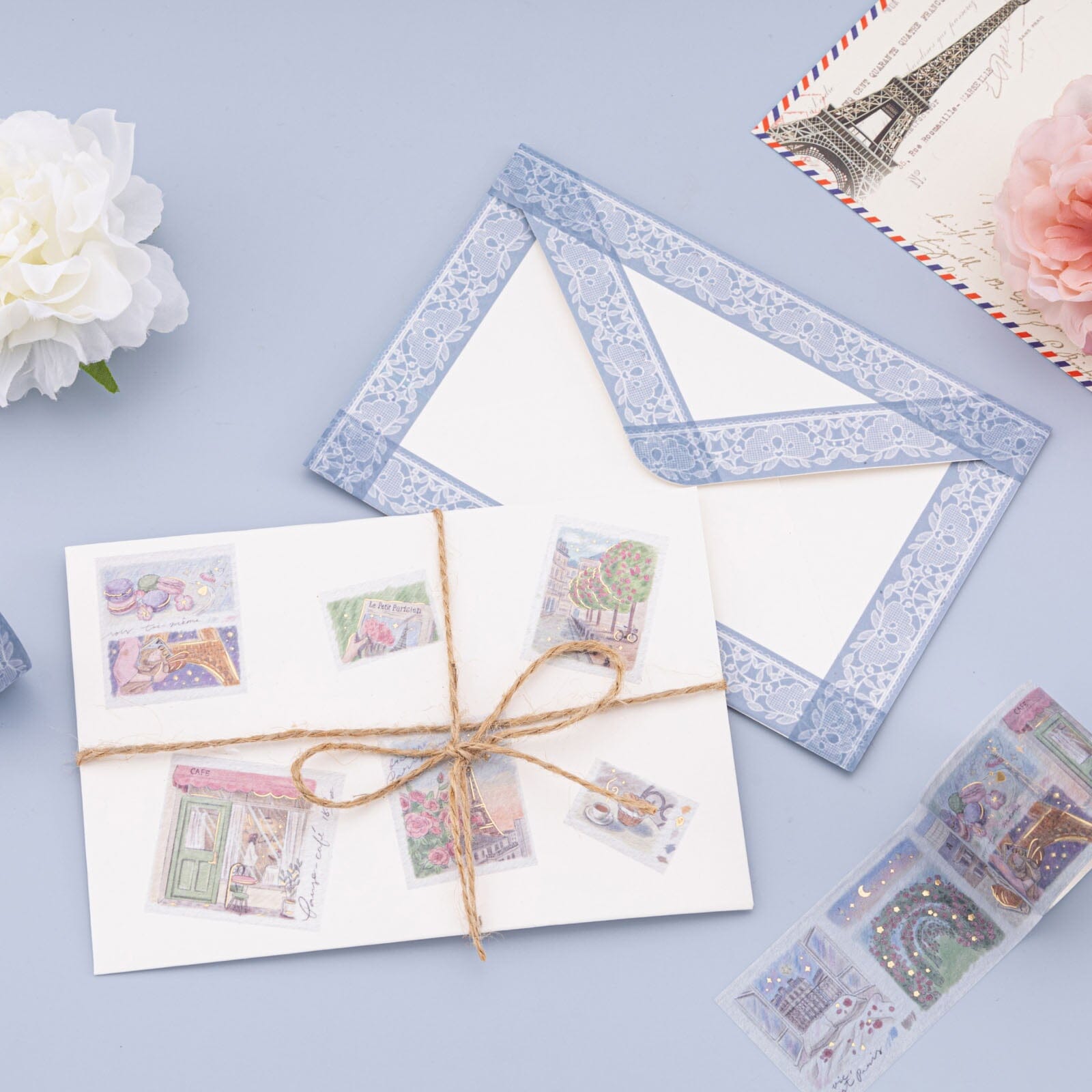 Tsuki ‘Journée à Paris’ Washi Tape Set ☾