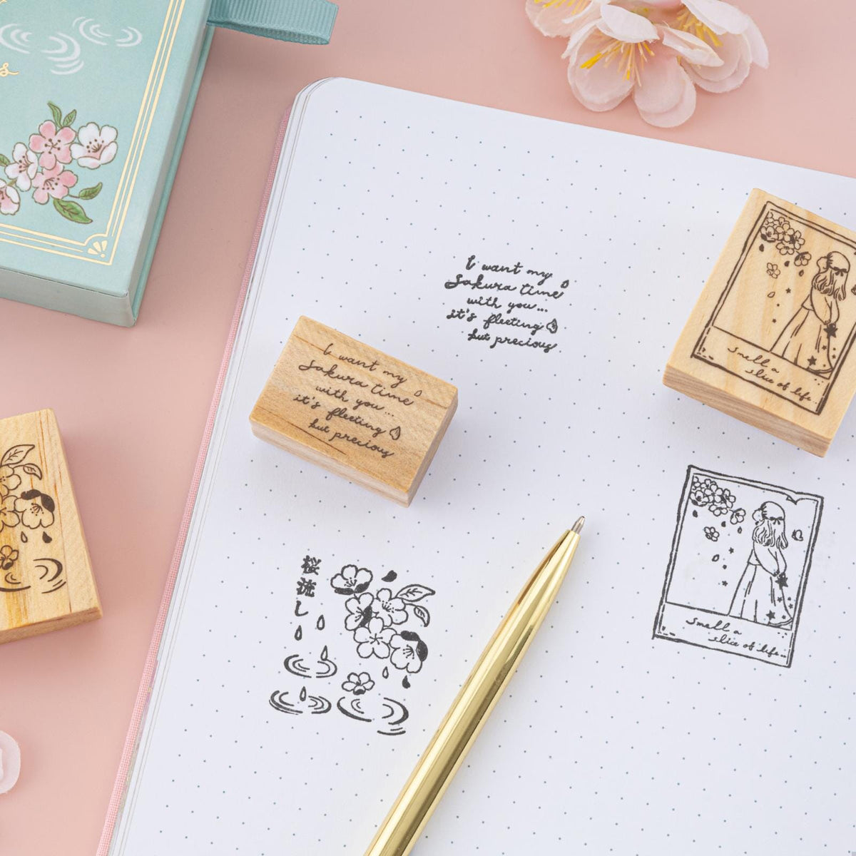 Tsuki ‘Sakura Days’ Bullet Journal Stamp Set ☾