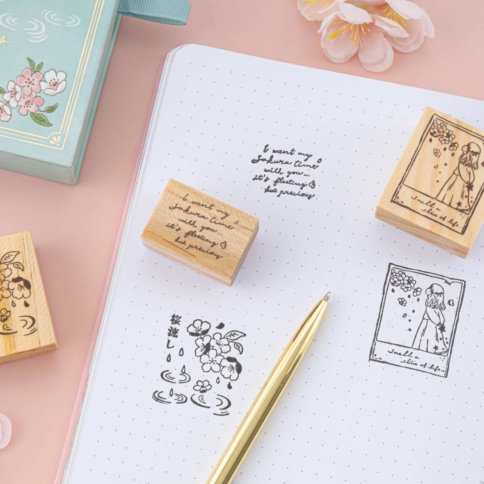 Tsuki ‘Sakura Days’ Bullet Journal Stamp Set ☾