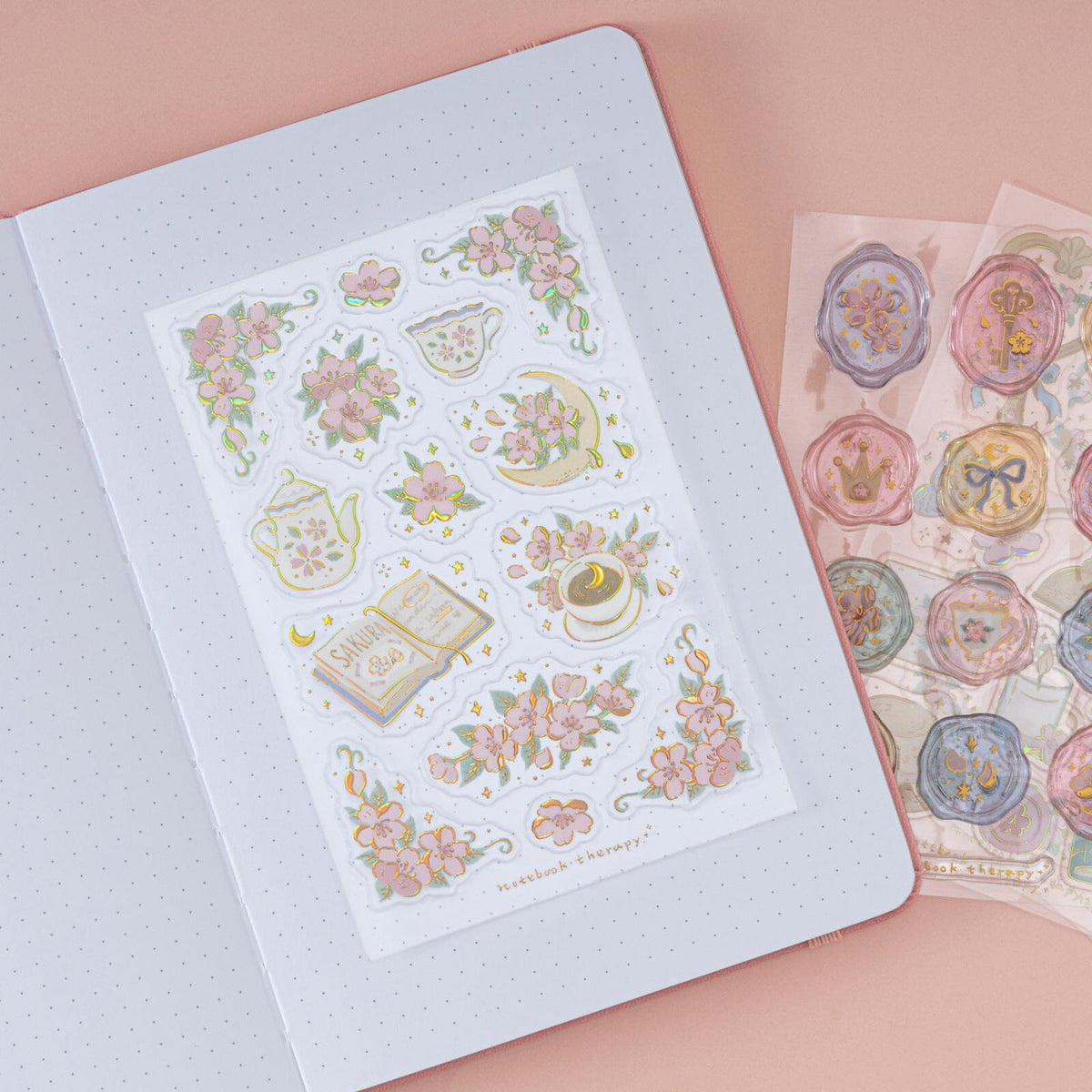 Tsuki ‘Sakura Story’ 3D Sticker Set ☾