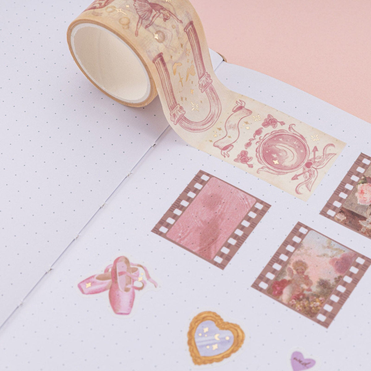 Tsuki ‘Sweet Ballet’ Washi Tape Set ☾