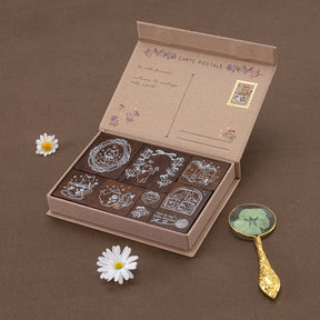 Tsuki ‘Vintage Neko’ Bullet Journal Stamp Set ☾