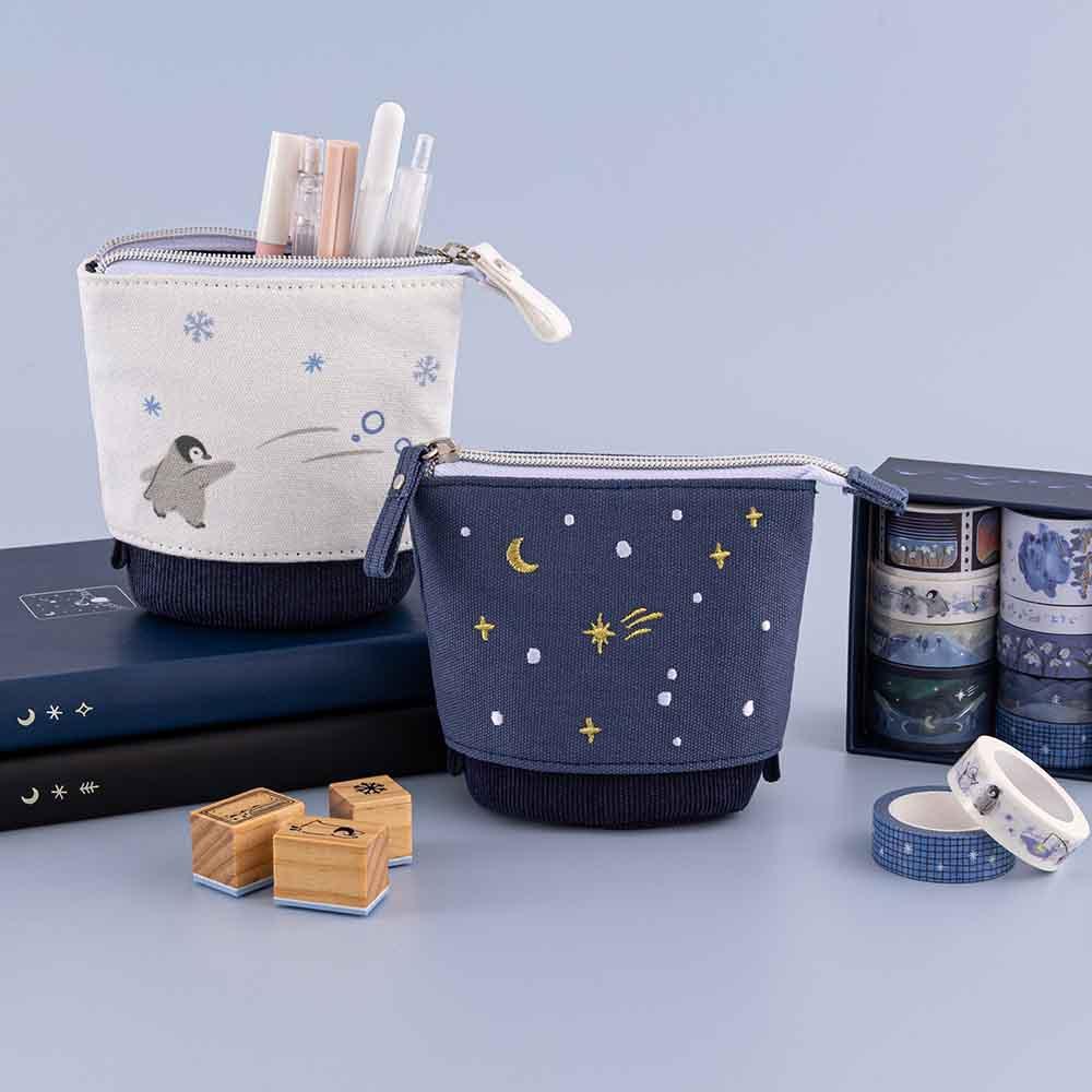Tsuki ‘Dreams of Snow’ Pop-Up Pencil Case ☾