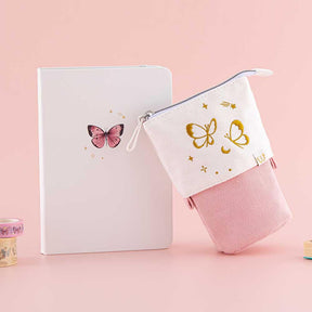 Tsuki ‘Flutter + Dream’ Pop-Up Pencil Case by Notebook Therapy x Pelinkan ☾