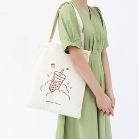Tsuki ‘Ichigo’ Boba Tote Bag ☾