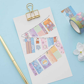 Tsuki ‘Four Seasons' Washi Tape Set ☾ @milkkoyo x NotebookTherapy