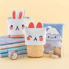 Tsuki ‘Four Seasons’ Embroidered Pop-Up Pencil Case ☾ @milkkoyo x NotebookTherapy