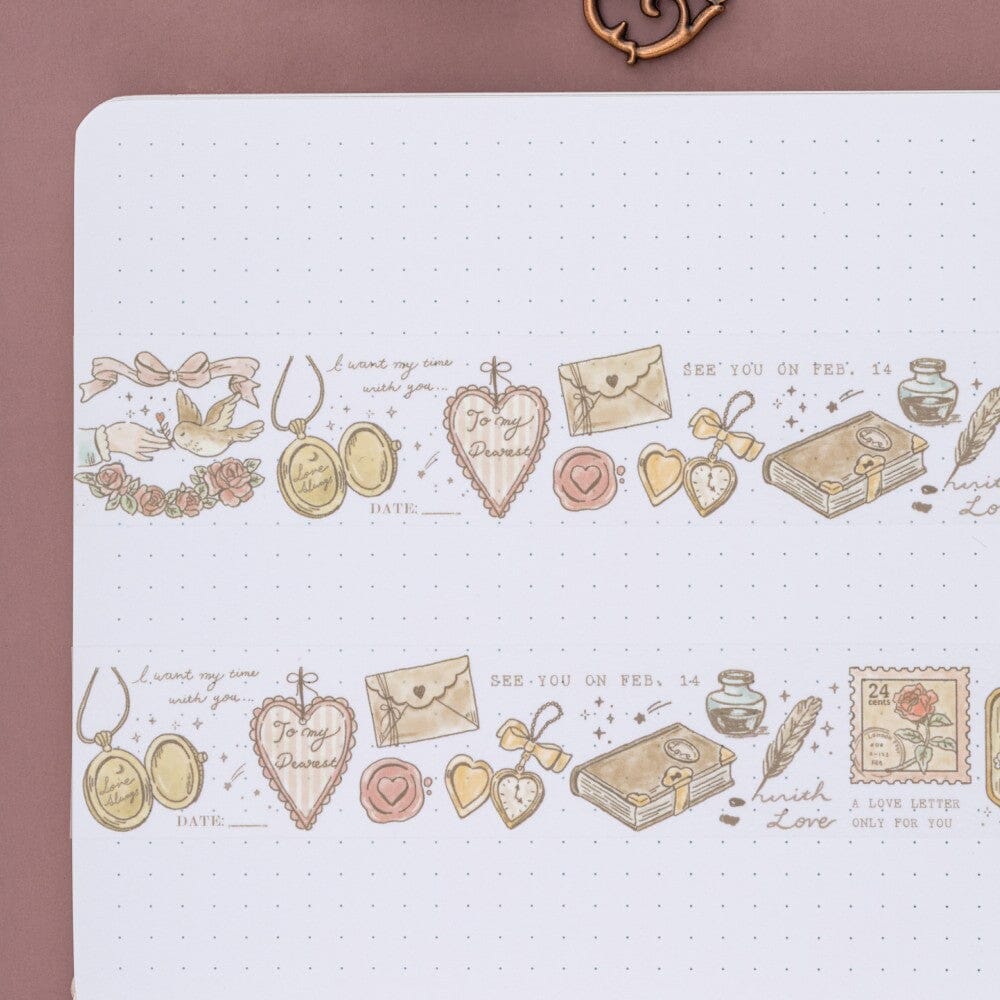 Tsuki ‘Love Lock’ Washi Tape Set ☾